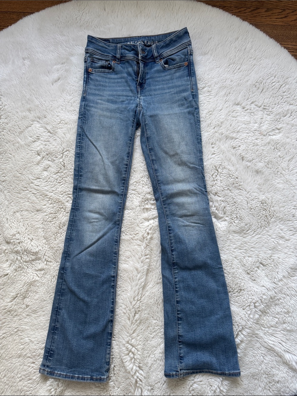 American Eagle Blue Women’s Bootcut Jeans - Blue